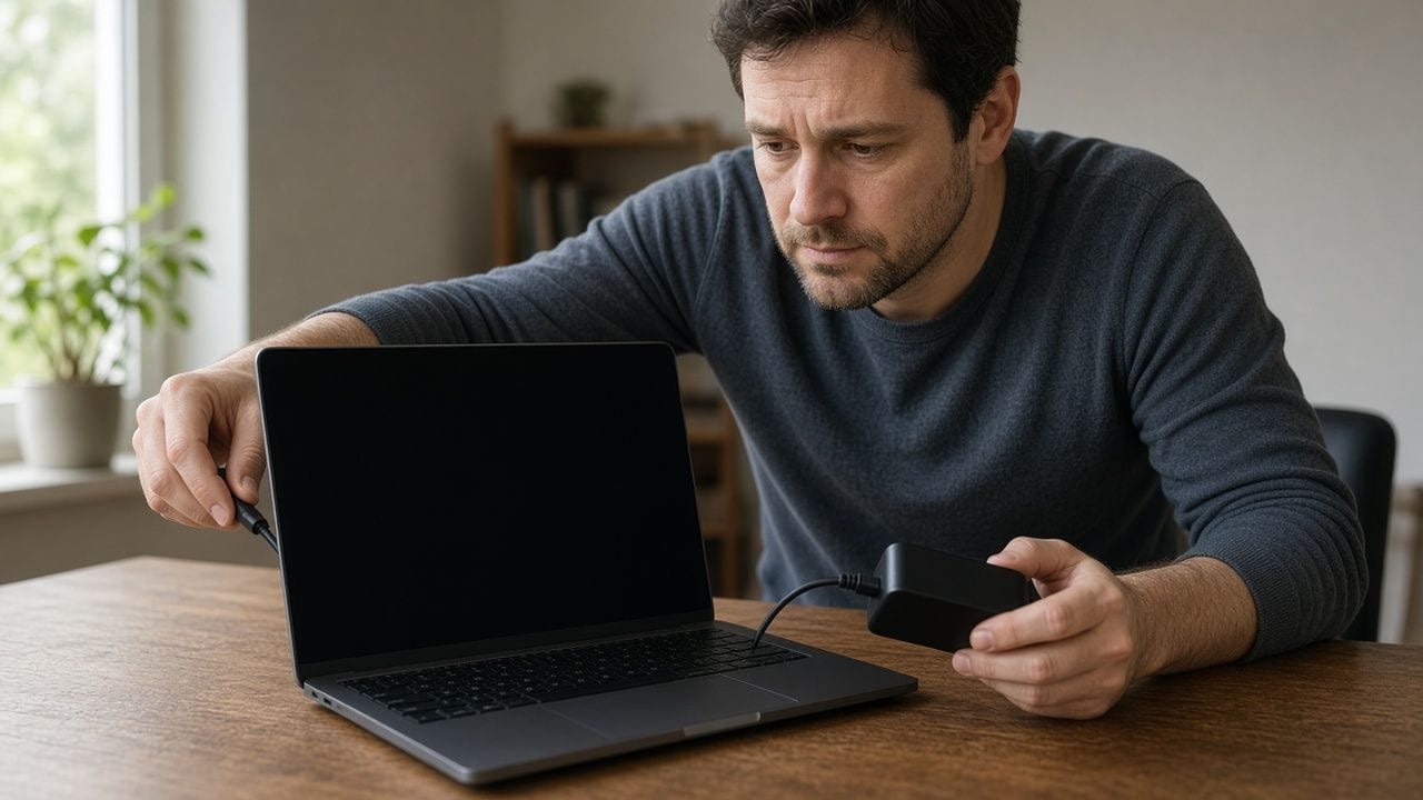 Laptop will not turn on: what to check before repair